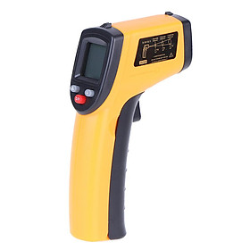 Infrared Thermometer (Not for Human) Temperature Gun Non-Contact Digital  IR Thermometer-58℉~ 716℉ (-50℃ ~ 380℃), Standard Size, Orange