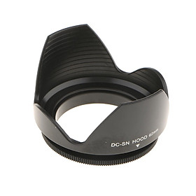62mm Tulip Flower Lens Hood Universal for In The Light Or Night Photography