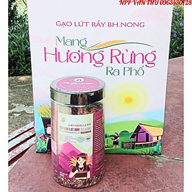 Trà gạo lứt rẫy Bhnong hộp 500gr, thải độc tốt cho sức khỏe, giữ dáng, đẹp da