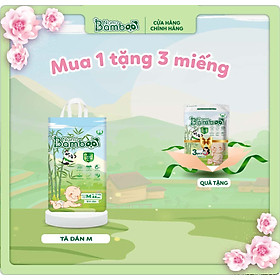 [Chính Hãng][Ảnh Thật] Tã/Bỉm Dán Nano Bamboo sợi tre thiên nhiên size M (6-11 kg) 56 miếng