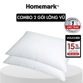 Mua Ruột Gối Homemark Classic Pillow 50x70cm - Vỏ Cotton Cao Cấp  Ruột Bông microfiber Êm Ái  Thoáng Mát - Chất Lượng Cao