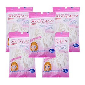 Tăm Chỉ nha khoa Okamura 80 cây combo 5 gói