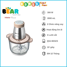 Máy Xay Thịt & Thực Phẩm BEAR QSJ-B03Z3 2L - Hàng Chính Hãng