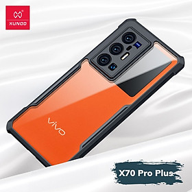Ốp lưng dành cho Vivo X70 Pro Plus trong suốt chống sốc XUNDD, chống va đập, bảo vệ camera, siêu bền bỉ - Hàng nhập khẩu