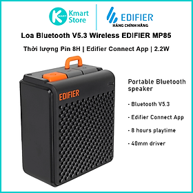 Mua Loa Bluetooth V5.3 Wireless EDIFIER MP85 | Thời lượng pin 8H | Edifier Connect App - Hàng Chính Hãng