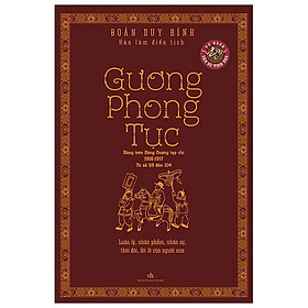 Sách Gương Phong Tục ( Đăng trên đông dương tạp chí 1916 - 1917 từ số 59 đến 104) - Đăng Phong