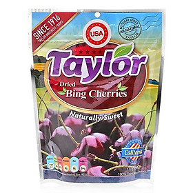 Anh Đào Cherry Khô Taylor Khô Tự Nhiên 170g - Taylor Dried Bing Cherries 170g