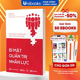 Sách - Bí mật quản trị nhân lực: Cách tạo ra một đội quân bách chiến bách thắng - MCBooks