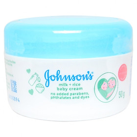 Kem Dưỡng Da Chứa Sữa Và Gạo Johnson’s Baby 20309343 (50g)