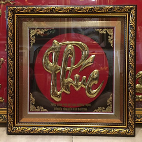 Tranh Đồng chữ Phúc Lộc Thọ