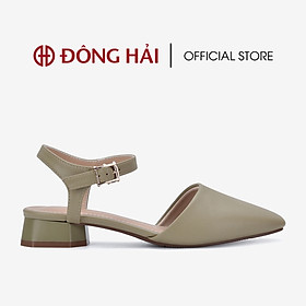 Sandal đế bằng 3cm bít mũi Đông Hải - S81H5