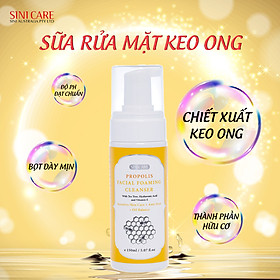 Sữa rửa mặt keo ong Sinicare Propolis Facial Foaming Cleanser 150ml