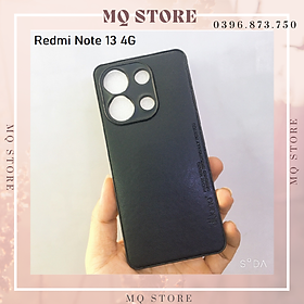 Ốp lưng cho Xiaomi Redmi Note 13 4G dẻo vân da thể thao bảo vệ camera ( hàng chính hãng)