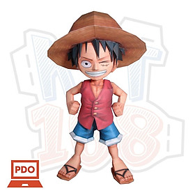 Mô hình giấy Anime Chibi Monkey D Luffy - One Piece - Giá Tiki ...