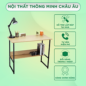 Mua Bàn làm việc Nano IGA - GM17 - Bàn học tích hợp giá để sách
