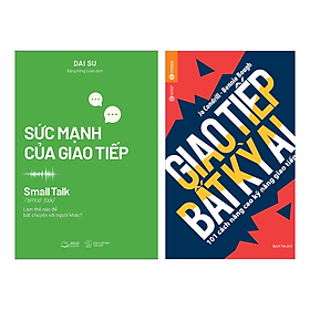 Hình ảnh Sách - Combo 2 Cuốn: Small Talk - Sức Mạnh Của Giao Tiếp + Giao Tiếp Bất Kỳ Ai