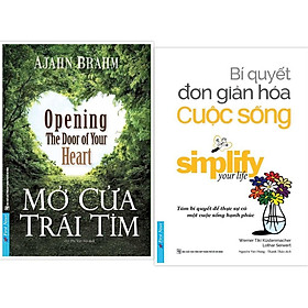 Sách - Combo Mở cửa trái tim + Bí quyết đơn giản hóa cuộc sống - FirstNNews