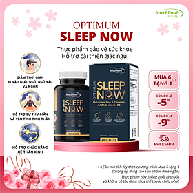 Viên uống hỗ trợ giấc ngủ, ngủ sâu, ngủ nhanh ngon giấc Optimum Sleep Now TPBVSK-Hàng chính hãng [Hộp 60 viên]-HL7812