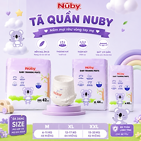 [ M/XL/XXL ] Tã Quần Nuby mỏng nhẹ khô thoáng, cho bé thoải mái cả ngày
