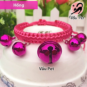 Vòng cổ cho chó mèo thú cưng: Vòng 5 chuông
