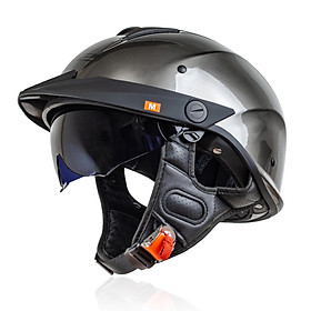 Mũ bảo hiểm nửa đầu LS2 HH590 Rebellion  - XL - Nardo Grey