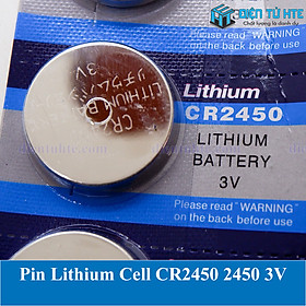 Mua Pin Lithium Cell CR2450 2450 3V (trong vỉ) - 1 viên