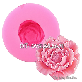 Mua Khuôn silicon hoa mẫu đơn loại 8 cm - Mã số 1018