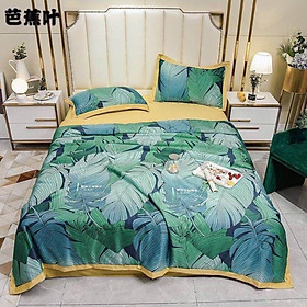 Mua Chăn / Mền Tencel Cao Cấp (2 x 2 2m) Siêu Bền - Đẹp - Mát Lạnh : Lá Xanh