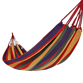 Camel outdoor hammock outdoor camping dormitory park adult rollover hammock swing 8W3ASY011 red color bar (190*80)