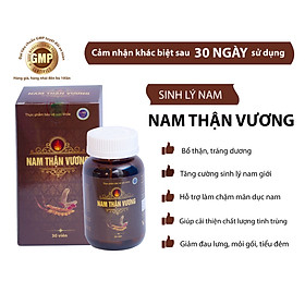 Tăng Cường Sinh Lý NAM THẬN VƯƠNG Bổ Thận Tráng Dương, Tăng Cường Sinh Lực Nam Giới Hỗ Trợ Tình Trạng Xuất Tinh Sớm, Giảm Đau Lưng Mỏi Gối Chậm Mãn...