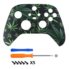 Vỏ ngoài thay thế eXtremeRate Mặt nạ vỏ tùy chỉnh cho bộ điều khiển X-box Series S - KHÔNG bao gồm bộ điều khiển Màu sắc: Green Weeds
