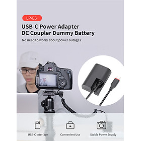 Mua GIẢ PIN CHO CANON LP-E6 CỔNG USB-C-Hàng chính hãng KINGMA