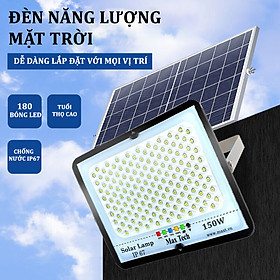 Mua Đèn năng lượng mặt trời 100W 60W 80W 45W 180W Solar light - sử dụng hoàn toàn năng lượng mặt trời - không sử dụng điện - D1146