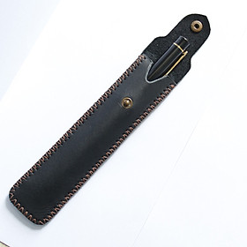 Bao Da Đựng Bút Máy, Bút Chì Da Thật Handmade