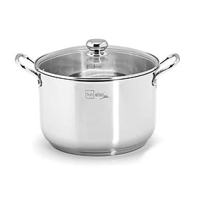 Hình ảnh Nồi luộc gà 3 đáy Inox 304 thành cao 22cm Five Star Plus đường kính 28cm/30cm, dung tích 12 lít/15 lít dùng được trên các loại bếp, kể cả bếp từ, bếp điện