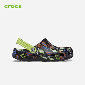 Giày nhựa trẻ em Crocs Toddler Classic Lightning - 208309-001