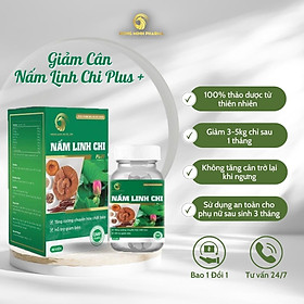  Viên Uống Hỗ Trợ Giảm Cân Nấm Linh Chi Plus Hồng Minh Chính Hãng - Giảm Từ 3-8 Kg 1 Tháng - Hỗ Trợ Giảm Mỡ Thừa, Giúp Giảm Cân Hiệu Quả, Đào Thải Độc Tố, Sử Dụng Mọi Đối Tượng, Dùng Được Cho Cả Mẹ Sau Sinh