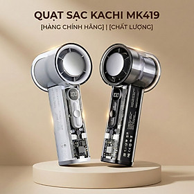 Quạt Sò Lạnh Cầm Tay Kachi MK419: Mát Lạnh Tức Thì, Đánh Tan Nóng Bức - Hàng chính hãng