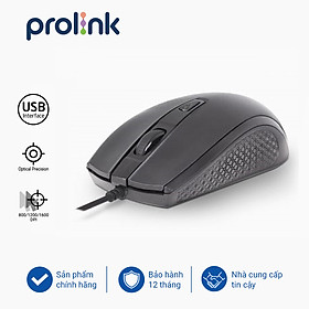 Mua Chuột máy tính có dây PROLiNK PMC2002 cao cấp chính hãng   độ nhạy cao dành cho PC  Laptop - Hàng chính hãng