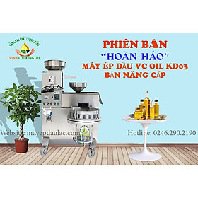 Mua  Hàng chính hãng  Máy ép dầu VC OIL KD03 chính hãng  độc quyền VINA COOKING OIL