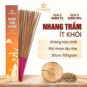 Mua Nhang trầm hương tự nhiên Thiên Mộc Hương 30cm  Ít Khói  Thơm Nhẹ  Dễ Chịu  Không kích mũi