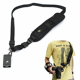 Quick Strap Camera Single Shoulder Belt Sling for SLR DSLR Cameras Canon Sony Nikon
