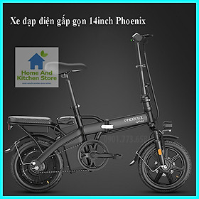 Mua Xe đạp điện gấp gọn 14inch vành đúc phanh đĩa kép cao cấp CÓ GIỎ  pin dung lượng lớn tốc độ 25km/h  xe đạp điện xếp gọn  xe đạp điện cao cấp