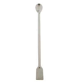 Double-end Stainless Steel Dispensing Spoon/Spade Lab Medical Scrapers