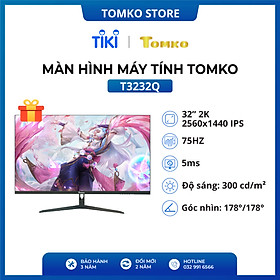 Mua Màn hình máy tính 32 inch 2KTomko T3232Q Tần số quét 75HZ Tấm nền IPS - Hàng chính hãng