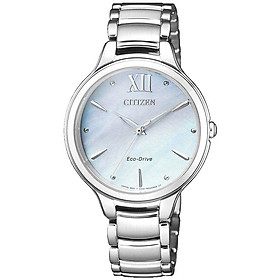 Đồng Hồ Nữ Citizen Dây Thép Không Gỉ EM0550-83N - Mặt Xà Cừ (Sapphire)