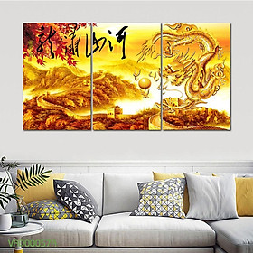 Tranh Phong Thủy - Tranh Treo Tường Rồng Nghệ Thuật 13