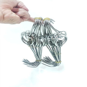 Mua COMBO 20 MÓC INOX QUAY THỊT GÀ VỊT DÀY 4LY