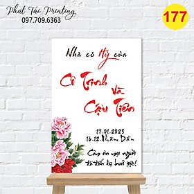 Mua Bảng Welcome trang trí đám cưới MS 177
