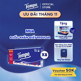Khăn giấy bỏ túi cao cấp Tempo Regular - 4 Lớp Bền Dai - Thương hiệu Đức